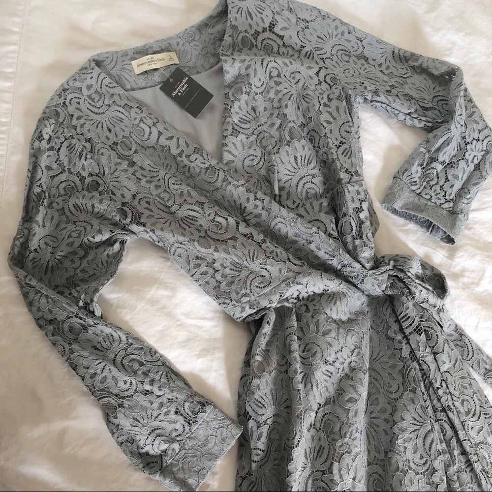 A&F/ lace wrap dress